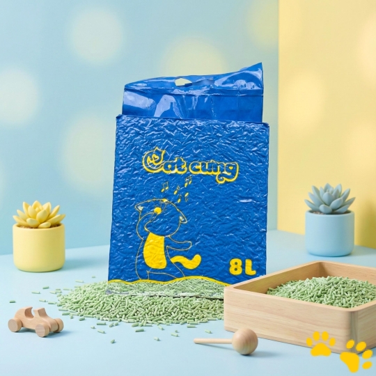 Cat Cưng - Cát Đậu Nành Hương Matcha - Khử Mùi Đỉnh Cao, Vón Cục Cực Đỉnh